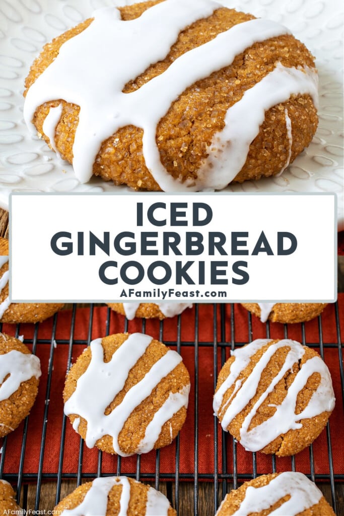Iced Gingerbread Cookies - A Family Feast
