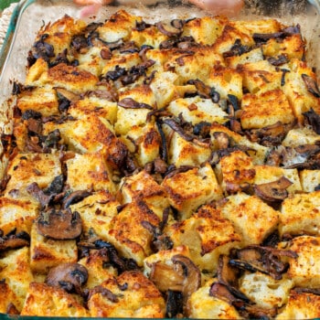 Wild Mushroom Dressing - A Family Feast