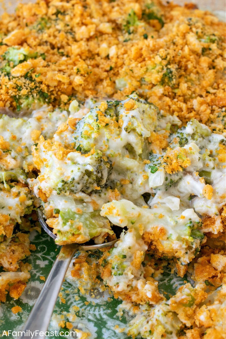 Broccoli Cheese Casserole - A Family Feast