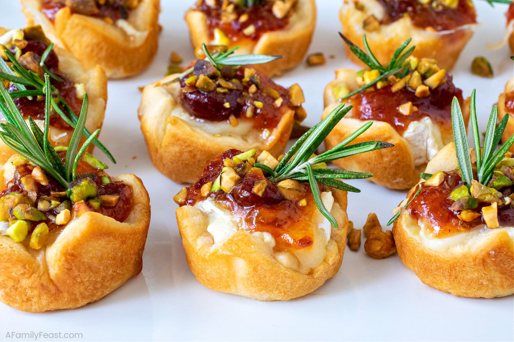 Cranberry Brie Bites - A Family Feast®