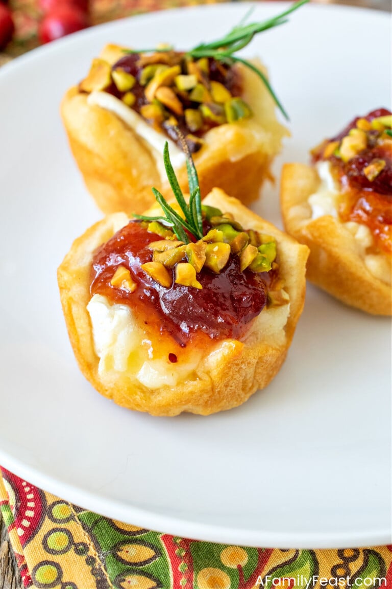 Cranberry Brie Bites - A Family Feast