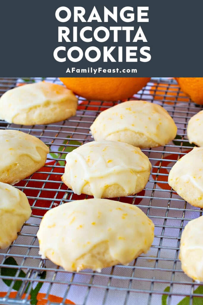 Orange Ricotta Cookies - A Family Feast