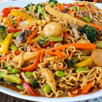 Ramen Vegetable Stir Fry - A Family Feast