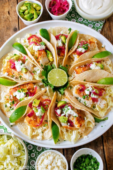 Baked Fish Tacos - A Family Feast®