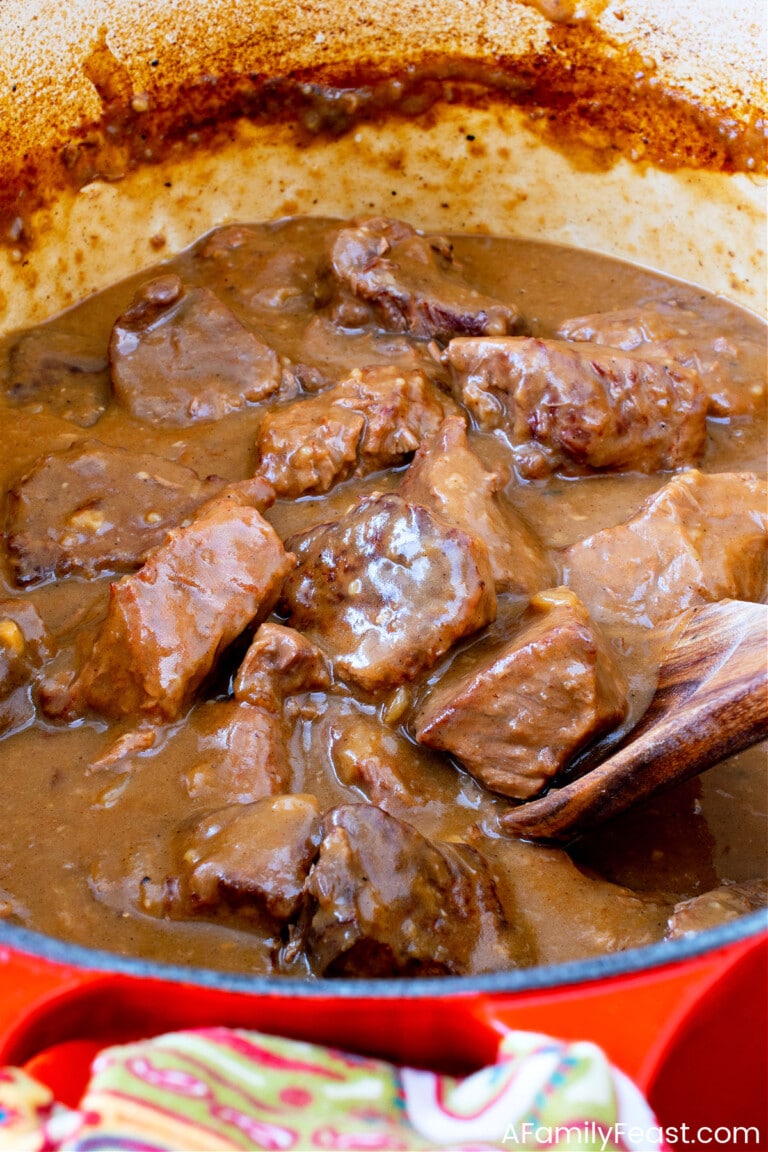 Beef Tips and Gravy - A Family Feast