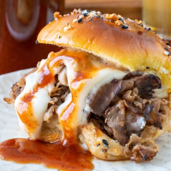 Roast Beef & Cheddar Sliders - A Family Feast