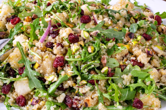 Quinoa Arugula Salad - A Family Feast