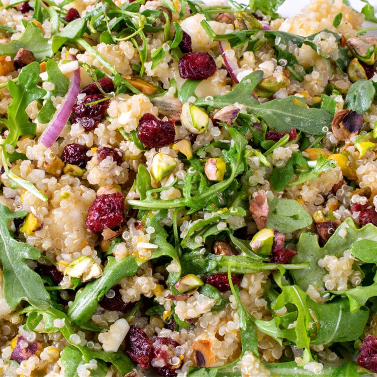 Quinoa Arugula Salad - A Family Feast