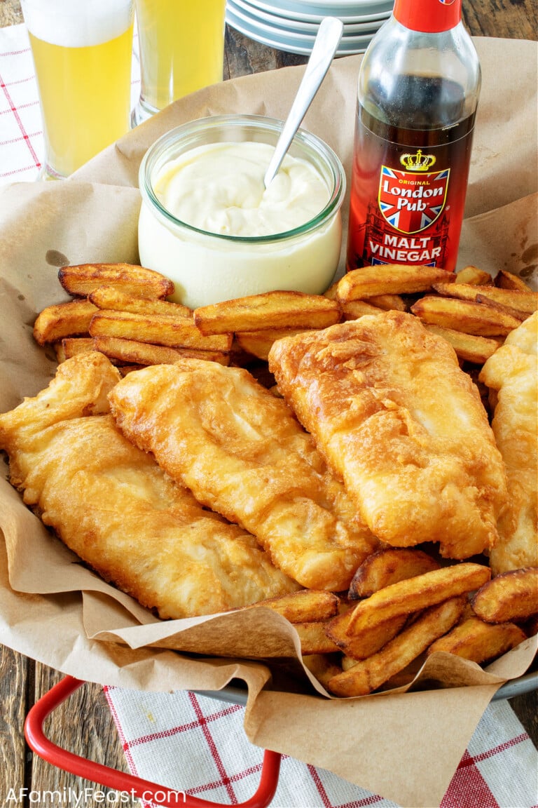 English-Style Fish and Chips - A Family Feast