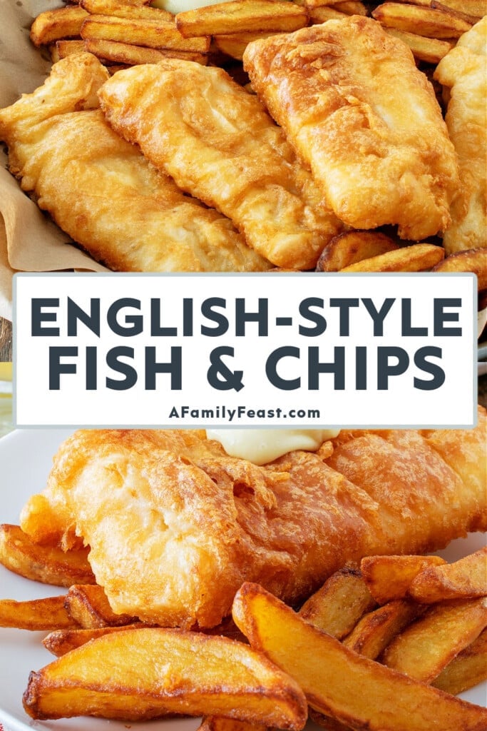 English-Style Fish and Chips - A Family Feast