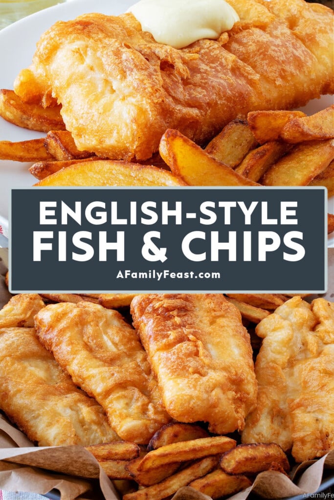 English-Style Fish and Chips - A Family Feast