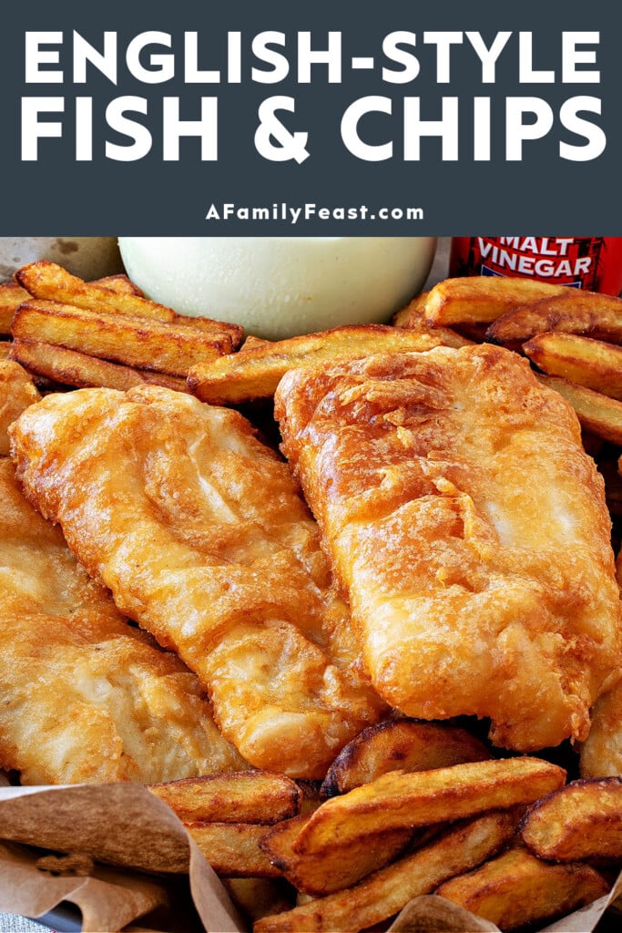English-Style Fish and Chips - A Family Feast