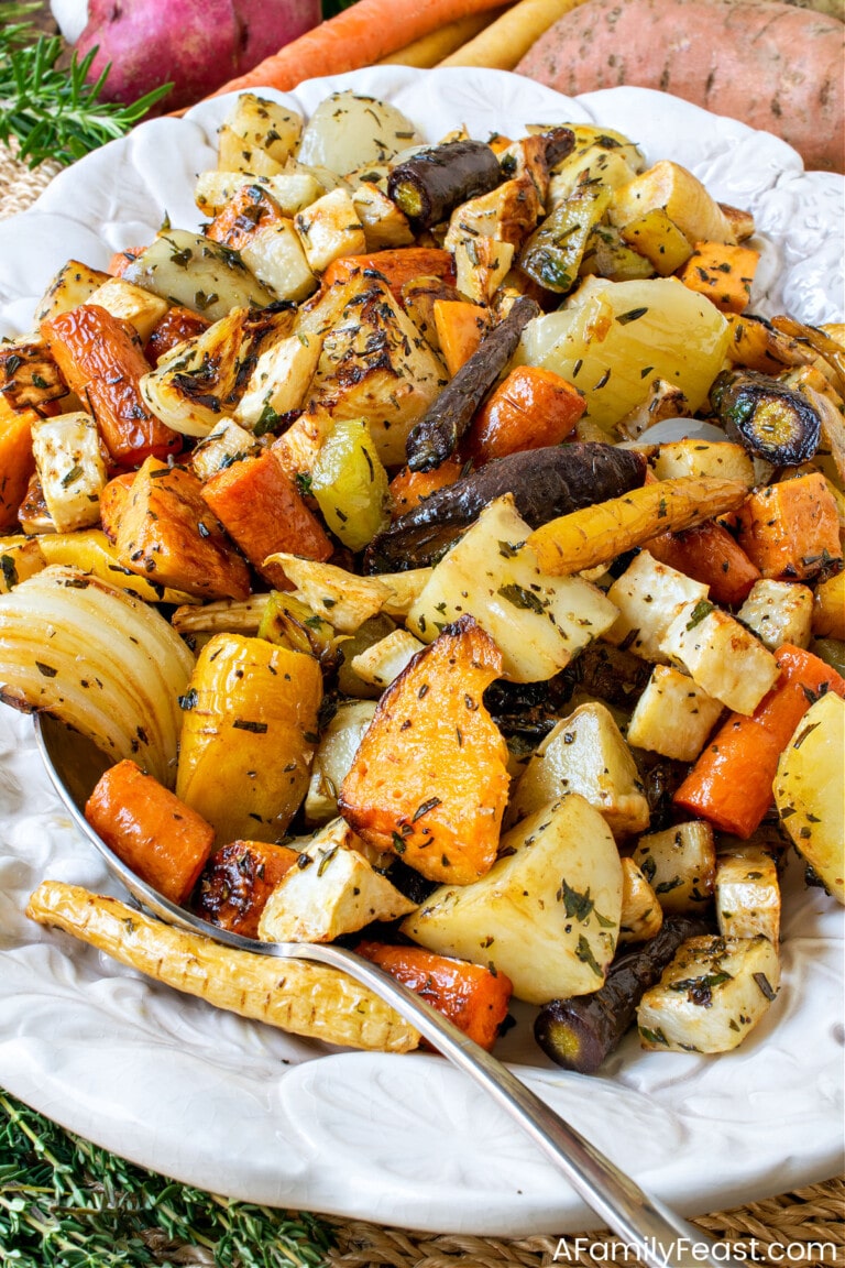 Roasted Root Vegetables - A Family Feast