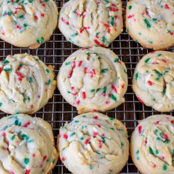 Christmas Sprinkle Cookies - A Family Feast