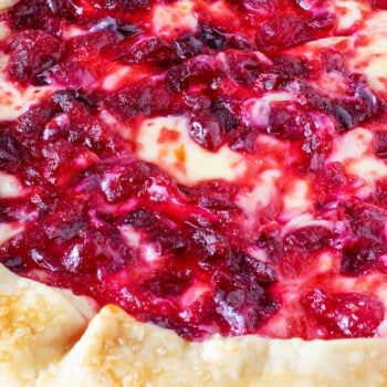 Cranberry Cream Cheese Galette - A Family Feast