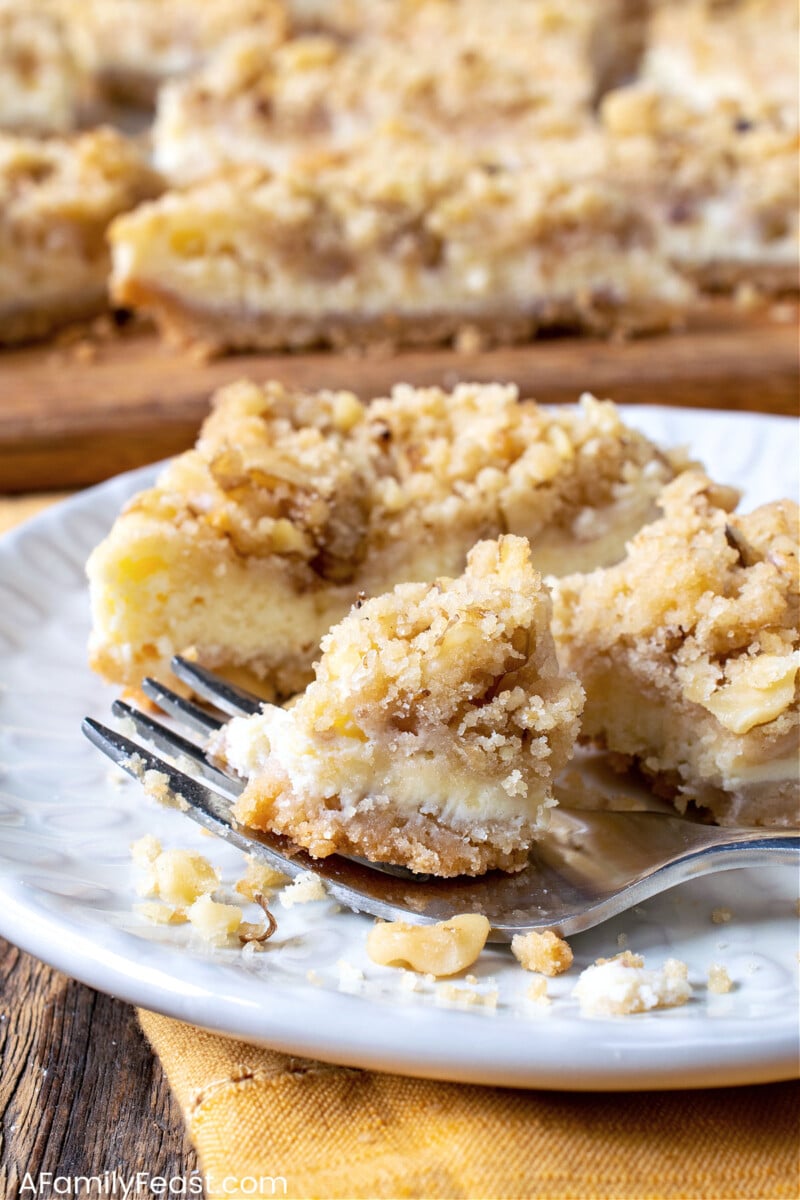 Cream Cheese Crumb Bars A Family Feast®