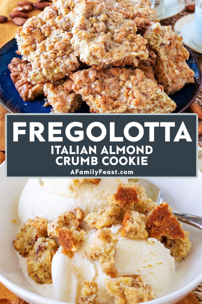 Fregolotta (Italian Almond Crumb Cookie) - A Family Feast