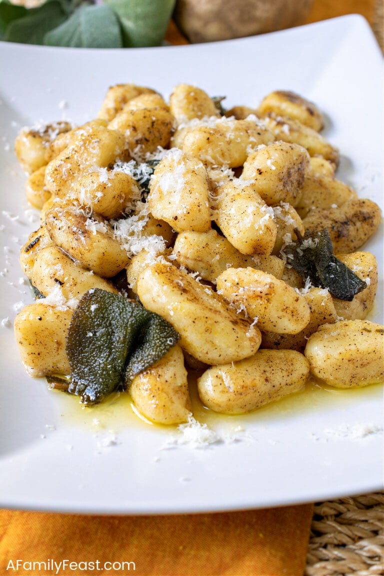 Gnocchi Sage Butter Sauce - A Family Feast