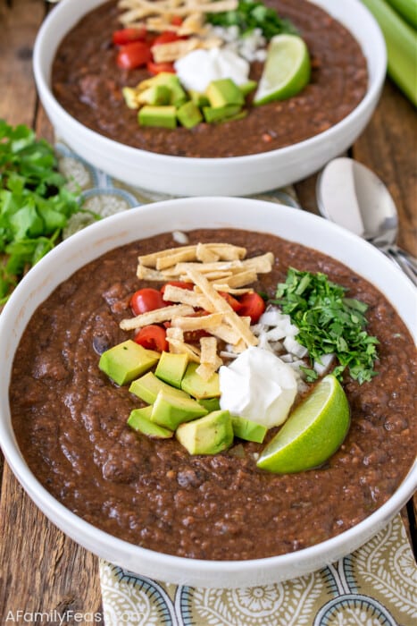 Black Bean Soup - A Family Feast®