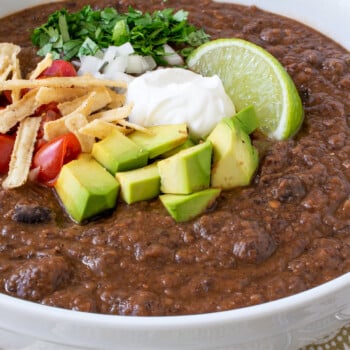 Black Bean Soup - A Family Feast