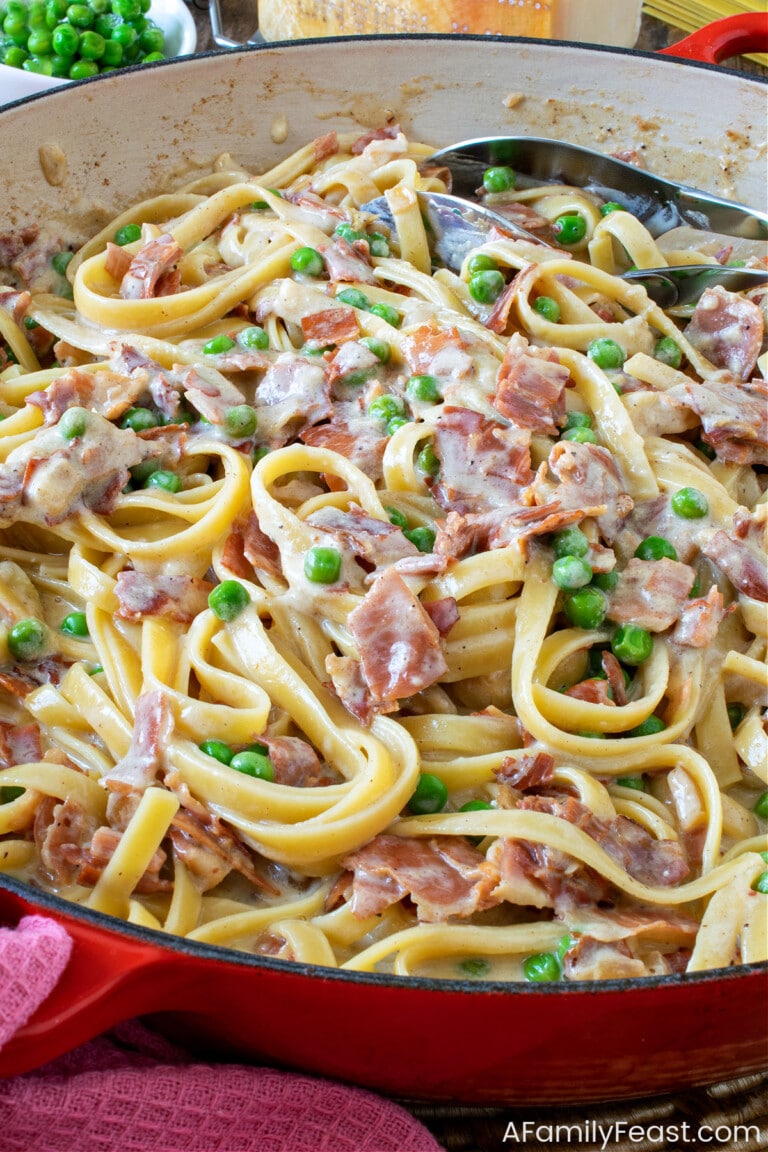Fettuccine all Papalina - A Family Feast