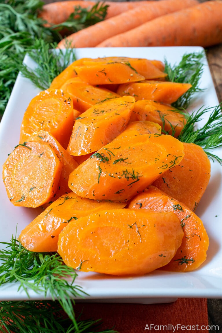 Fresh Carrots with Butter & Dill - A Family Feast