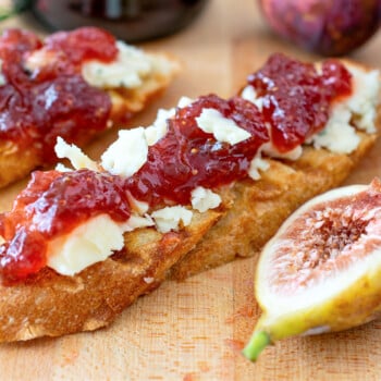 Fig Rosemary Red Wine Jam - A Family Feast