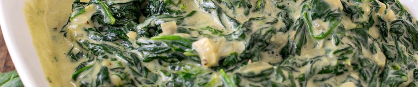 Creamed Spinach - A Family Feast