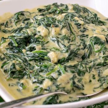 Creamed Spinach - A Family Feast
