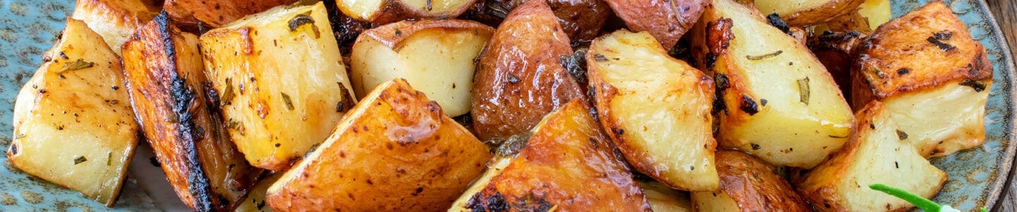 Tuscan Roasted Potatoes - A Family Feast
