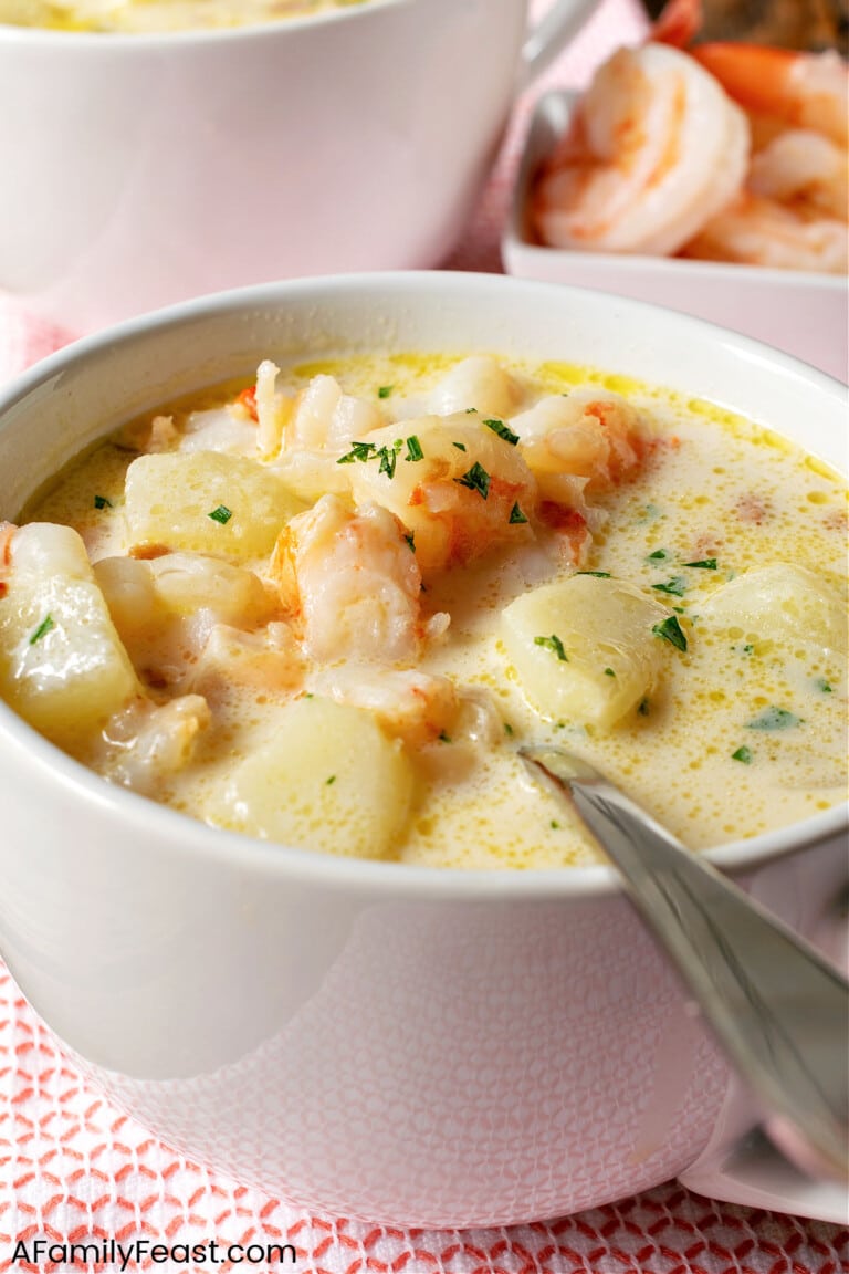Shrimp Chowder - A Family Feast