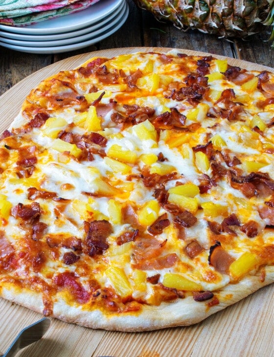 Hawaiian Pizza - A Family Feast