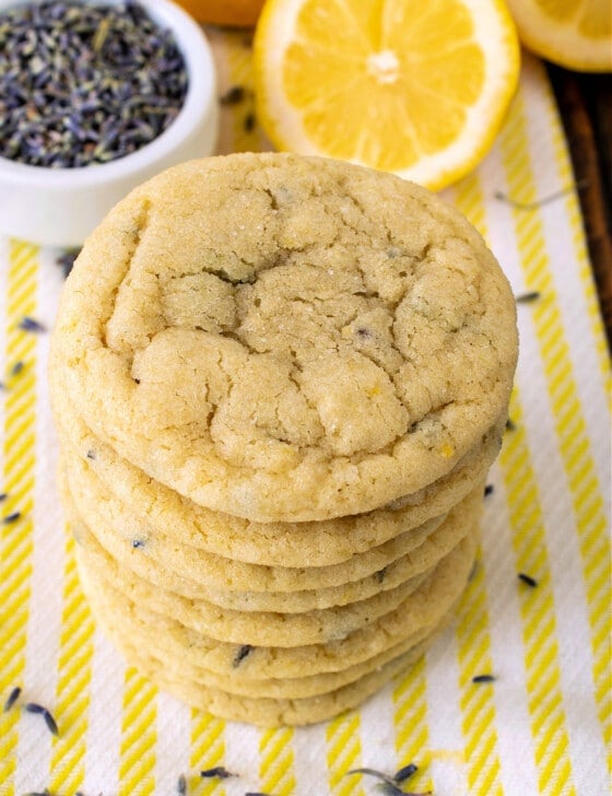 Lemon Lavender Cookies - A Family Feast