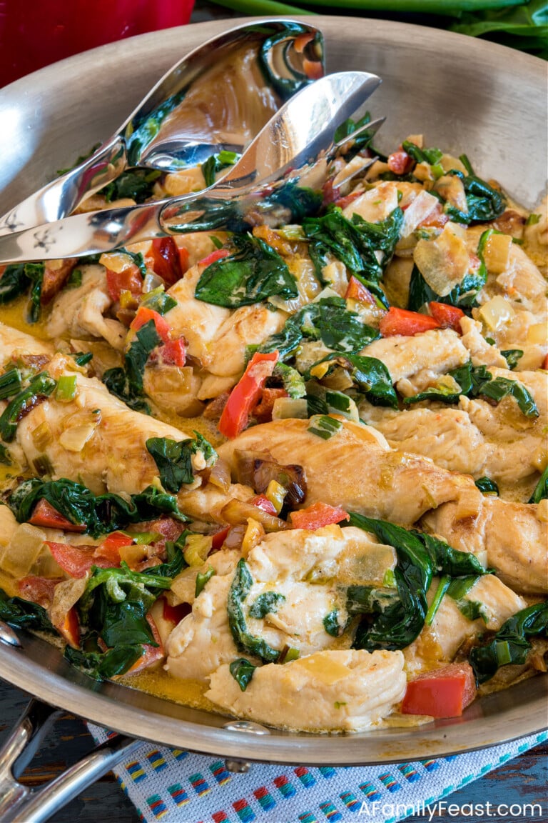 Chicken Tender Saute - A Family Feast