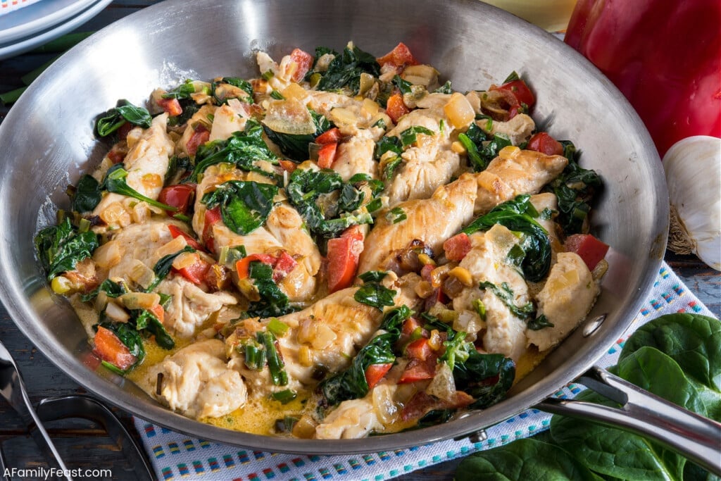 Chicken Tender Saute - A Family Feast