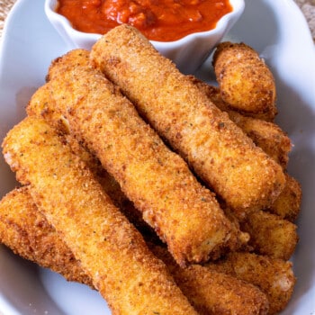 Fried Mozzarella Sticks - A Family Feast