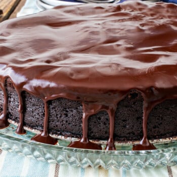 Bourbon Pecan Flourless Chocolate Torte - A Family Feast