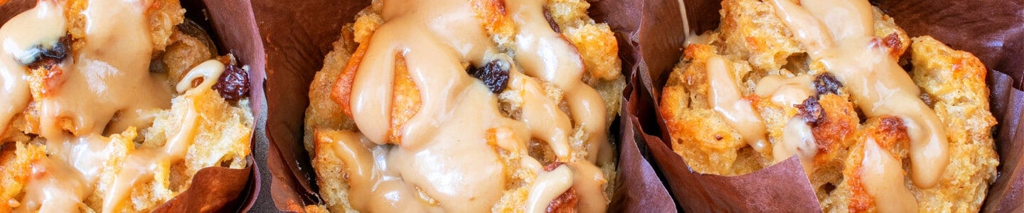 Bread Pudding Muffins - A Family Feast