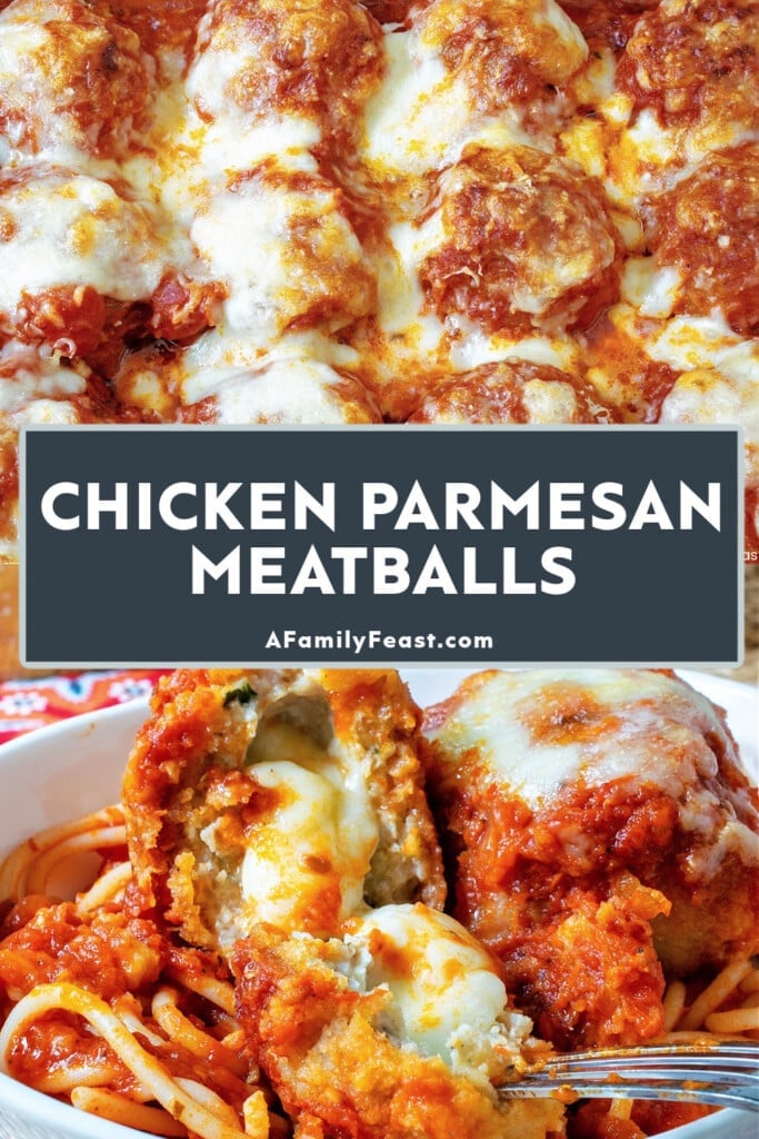 Chicken Parmesan Meatballs - A Family Feast