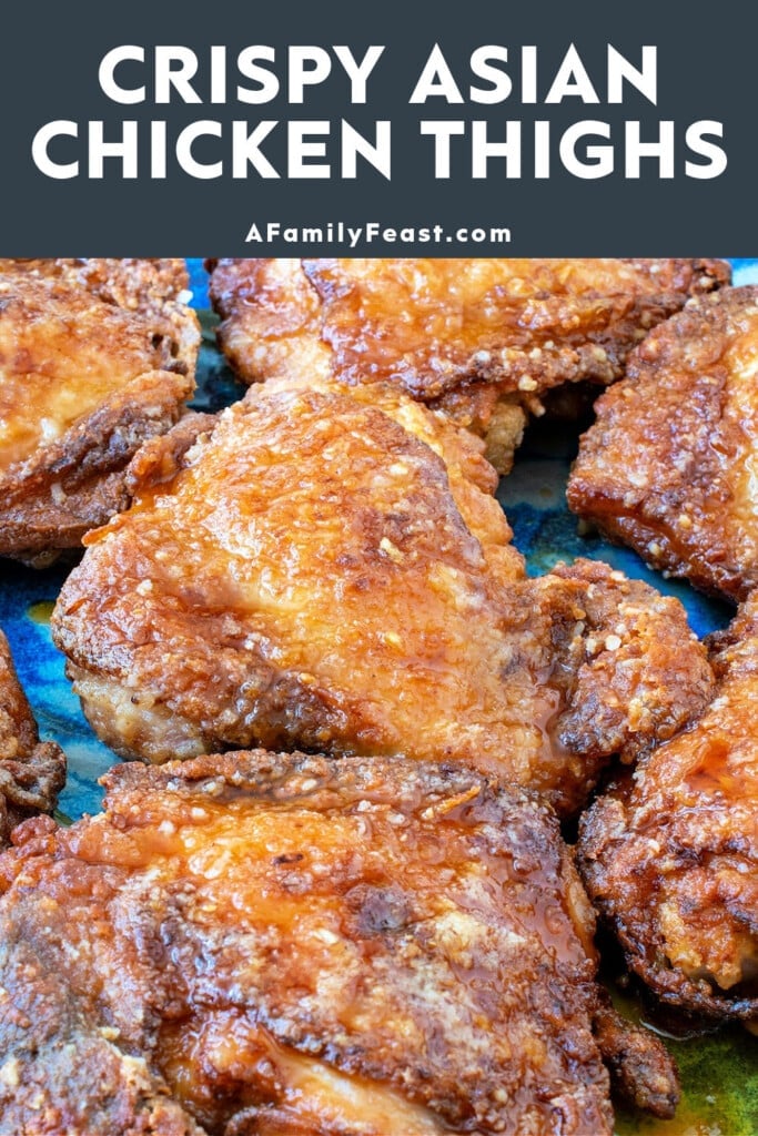 Crispy Asian Chicken Thighs - A Family Feast