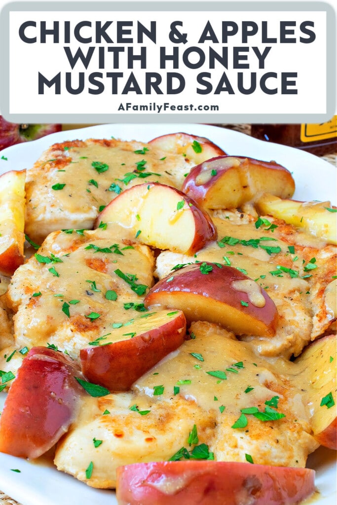 Chicken and Apples with Honey Mustard Sauce - A Family Feast