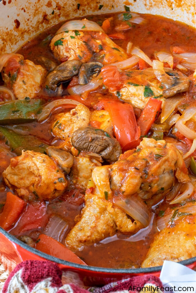 Chicken Cacciatore - A Family Feast