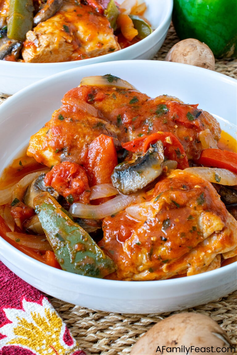 Chicken Cacciatore - A Family Feast