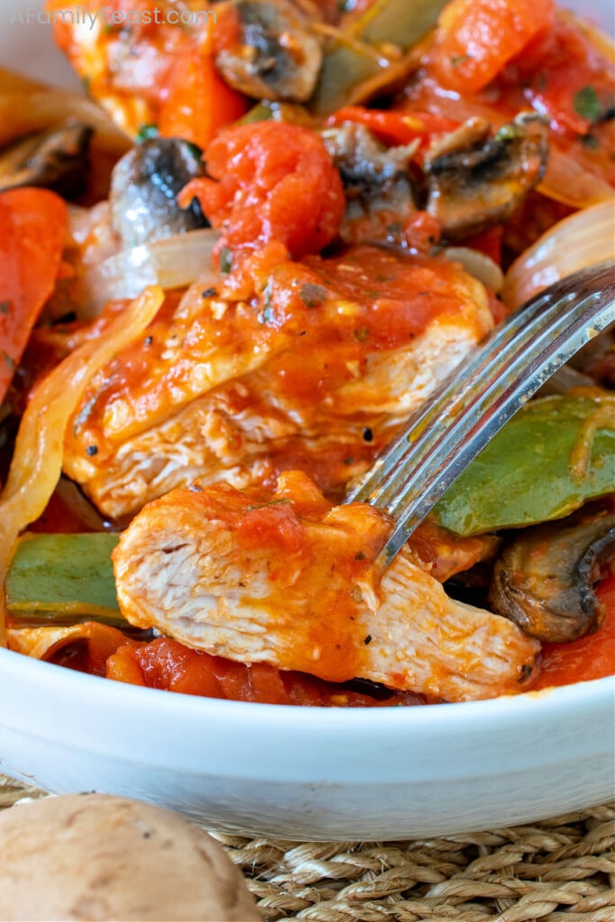 Chicken Cacciatore - A Family Feast