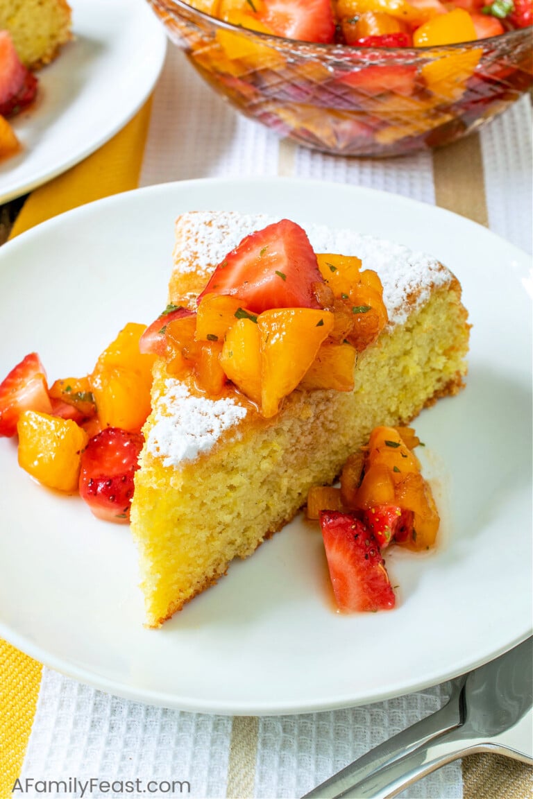 Flourless Lemon Almond Cake - A Family Feast