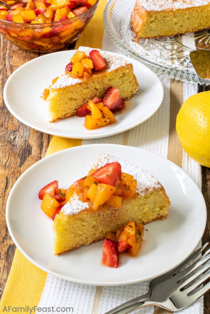 Flourless Lemon Almond Cake - A Family Feast