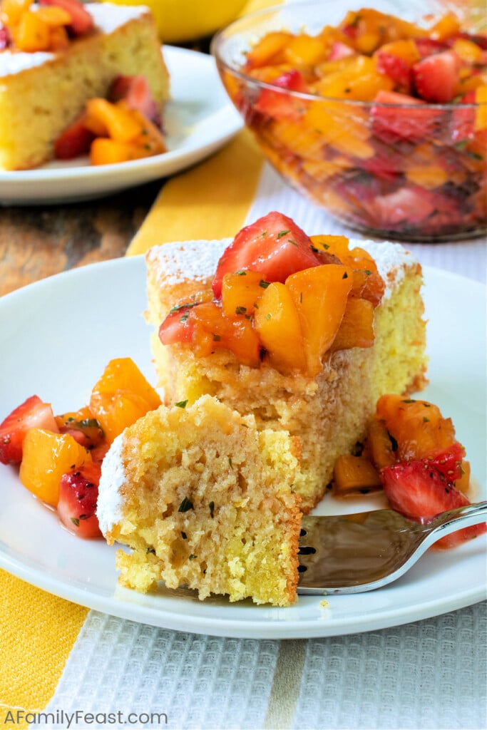 Flourless Lemon Almond Cake - A Family Feast