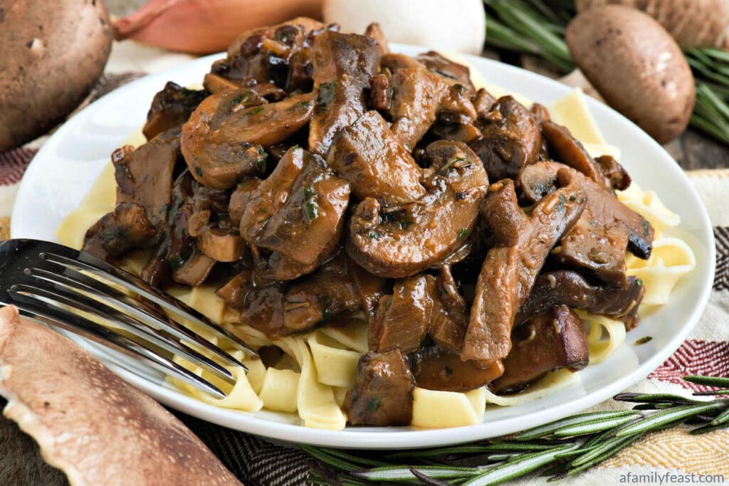 Mushroom Ragout - A Family Feast