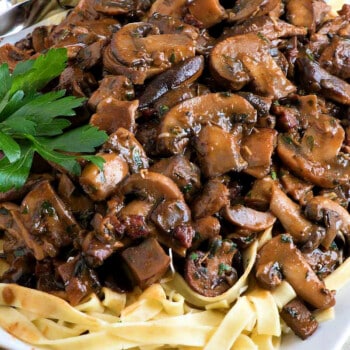 Mushroom Ragout - A Family Feast