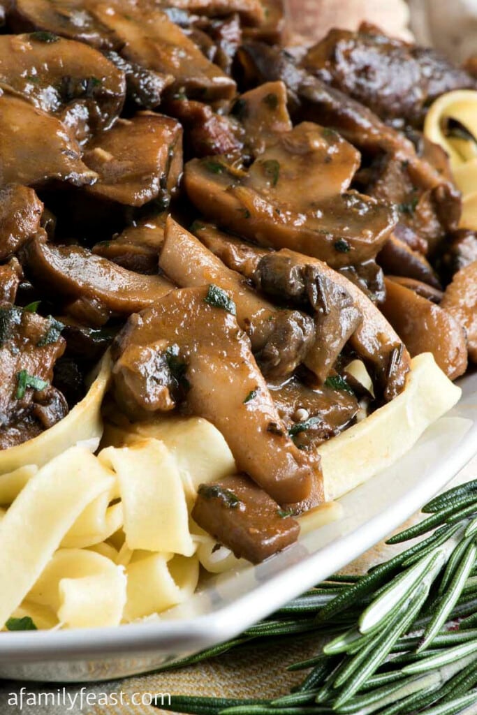 Mushroom Ragout - A Family Feast
